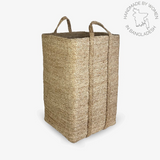 Jute-Wäschekorb - Natur (H55xB34xT34cm)