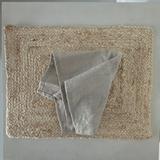 Serviette de table en lin Birgitte - Naturelle (42x42cm)
