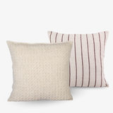 Coussin en laine 50x50 cm - Naturel