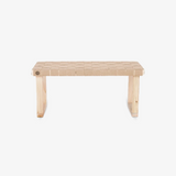 Luna bench, small - Natural