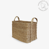 Jute basket small - Natural (H22xW30xD22cm)