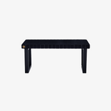 Luna bench, small - black